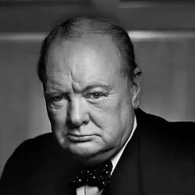 Portrait de Winston Churchill